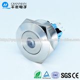 Qn30-A2 30mm DOT Type Momentary|Latching Flat Head Pin Terminal Metal Push Button Switch